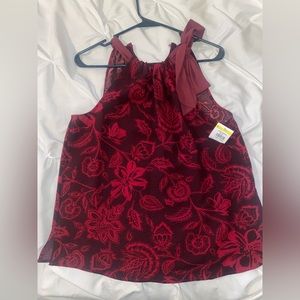 New Vince Camuto Floral Top Size XS